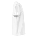 White t-shirt with 'WEAR THE WAY.' text on a white background