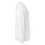 White sweatshirt on a white background