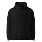 Black hoodie with 'CROWD HEAVEN' logo on a white background