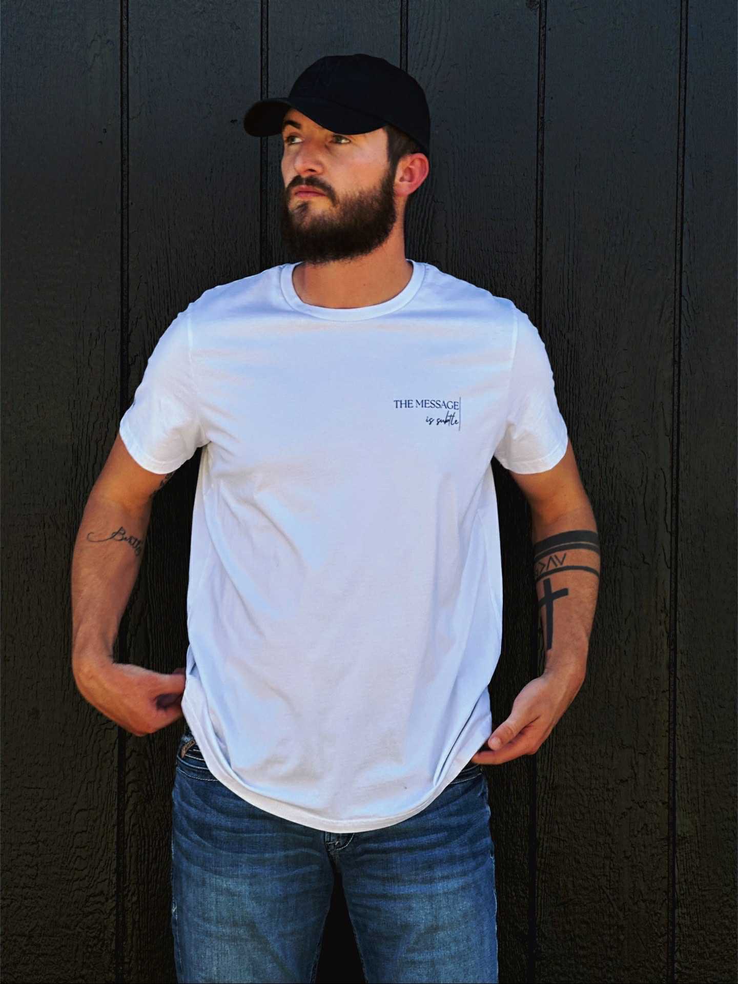 Crowd Heaven tee worn in real life