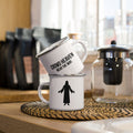 Jesus Silhouette Camping Mug - Premium Christian Mug - Crowd Heaven