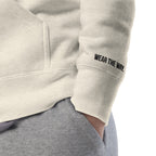 Oatmeal Heather detail left sleeve