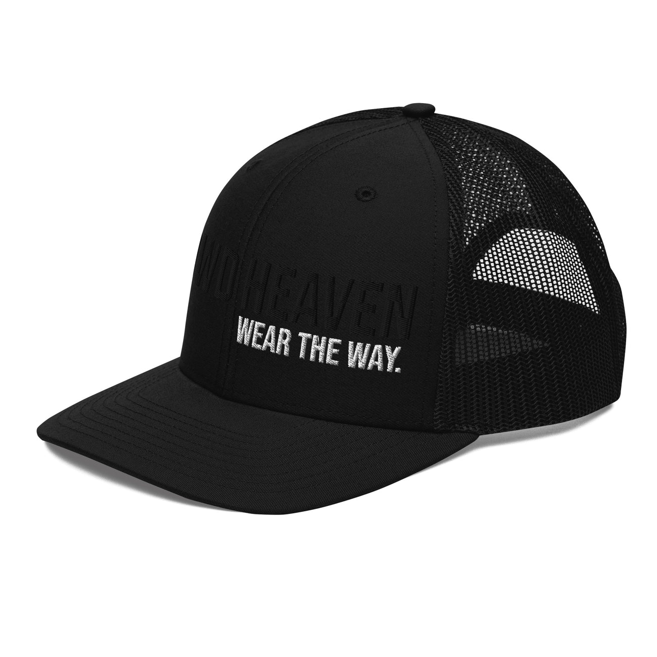 Black Crowd Heaven signature trucker hat